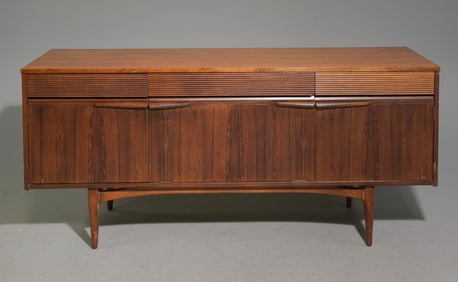 Mid Century Modern Sideboard with Reeded Drawers
