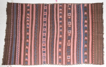 Turkish Kilim Hand Woven Rug - 10'5 x 7'