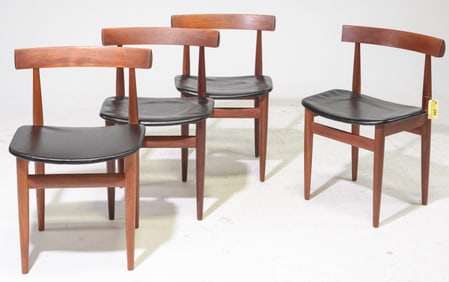 Mid Century Modern Set of 4 Dining Chairs #1