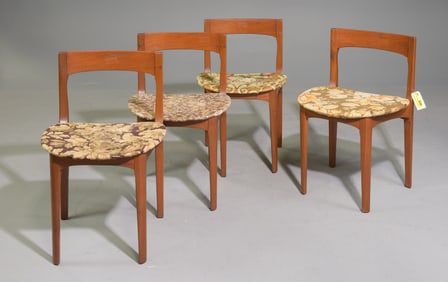 Mid Century Modern Set of 4 Dining Chairs #2