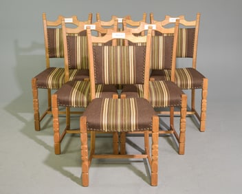 Danish Oak Set of 6 Dining Chairs #2