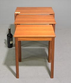 Mid Century Modern Nest of 3 Tables - McIntosh