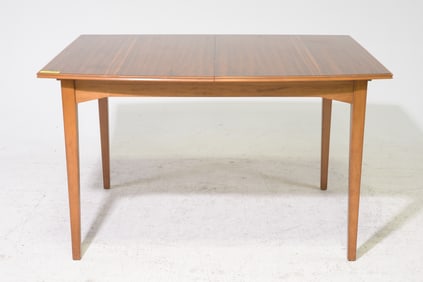Mid Century Modern Dining Table with Leaf