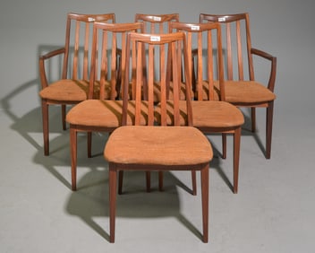 6 High Back Mid Century Dining Chairs - G-Plan