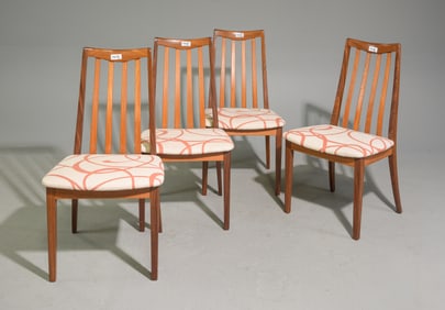 4 High Back Mid Century Dining Chairs - G-Plan Fresco