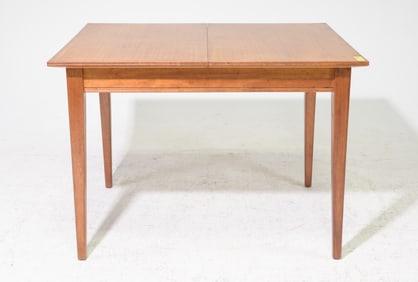 Mid Century Modern Dining Table with Leaf