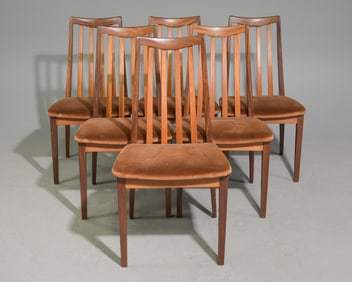6 High Back Mid Century Dining Chairs - G-Plan