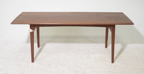 Danish Tall Mid Century Modern Coffee Table