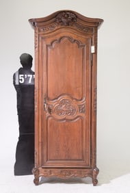 Louis XV Style Oak Bonnetiere / Robe #1