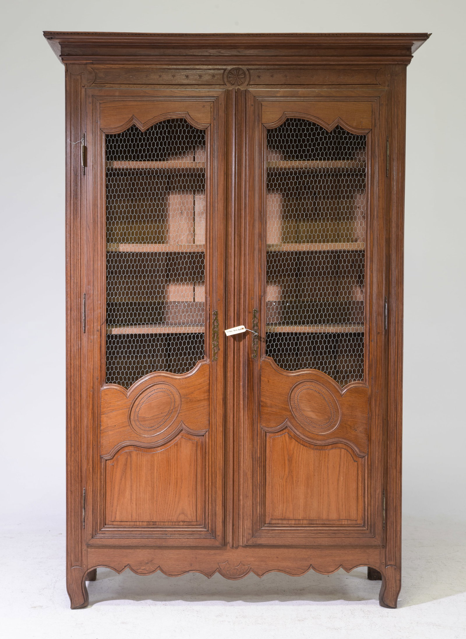 Louis XV Style Double Grilled Door Cupboard (1 of 8)