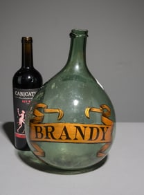 "Brandy" Glass Demijohn / Bottle