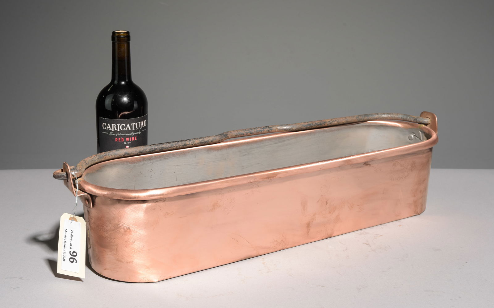 French Polished Copper Large Fish Kettle #1 (1 of 3)