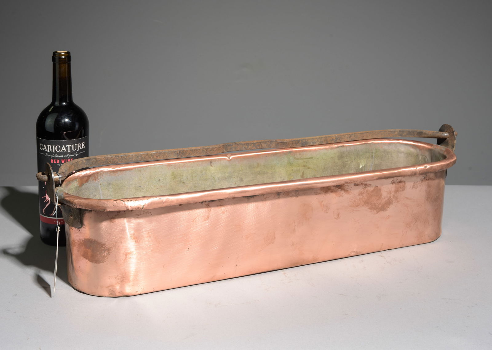 French Polished Copper Large Fish Kettle #2 (1 of 3)