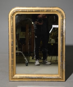 Louis Philippe Style Small Painted Framed Mirror