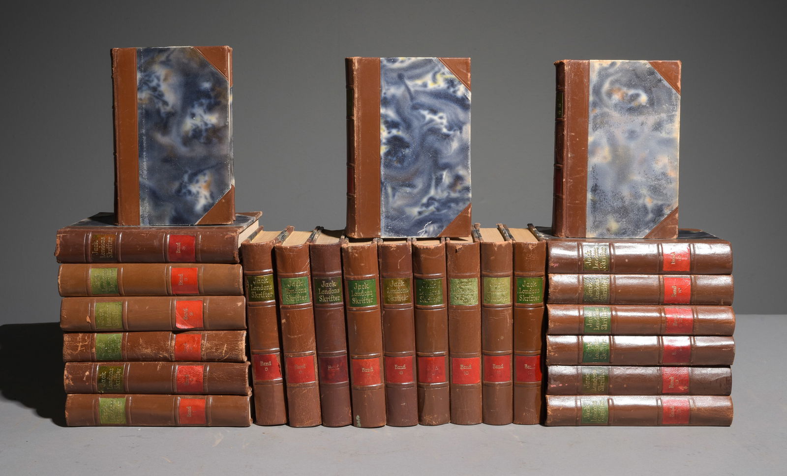 24 Jack Londons Skrifter Leather Bound Books (1 of 4)