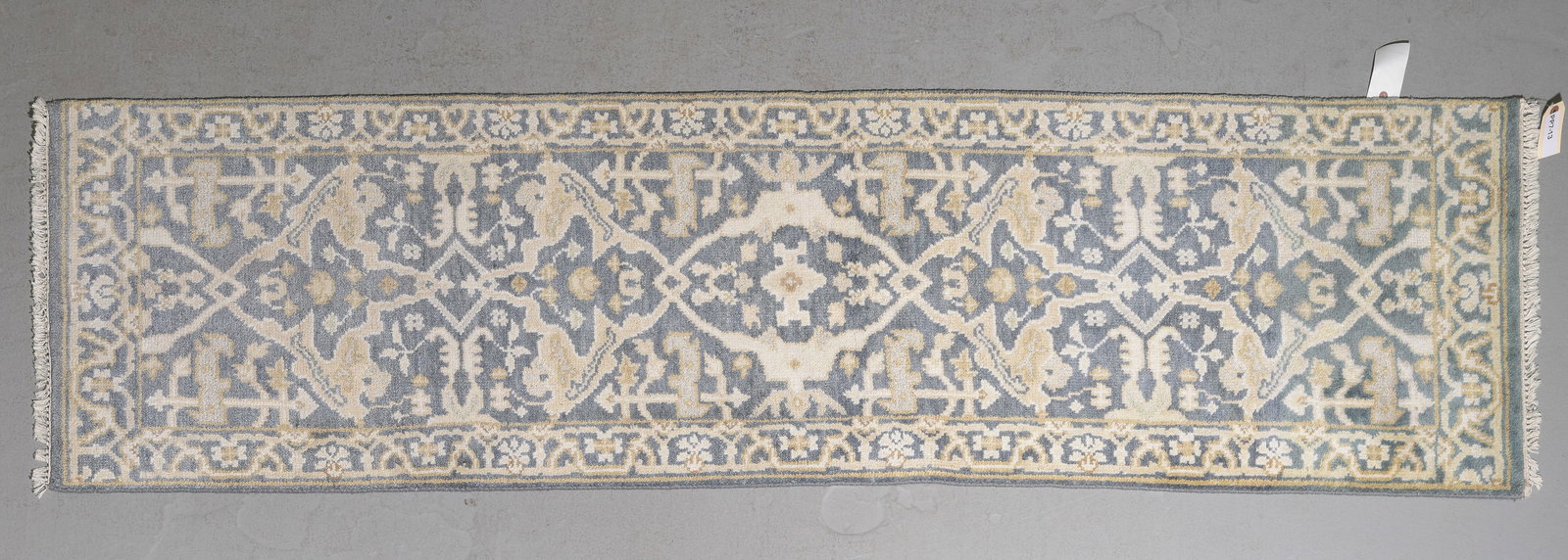 Hand Knotted Oushak Runner Rug - 8' x 2'6 (1 of 4)