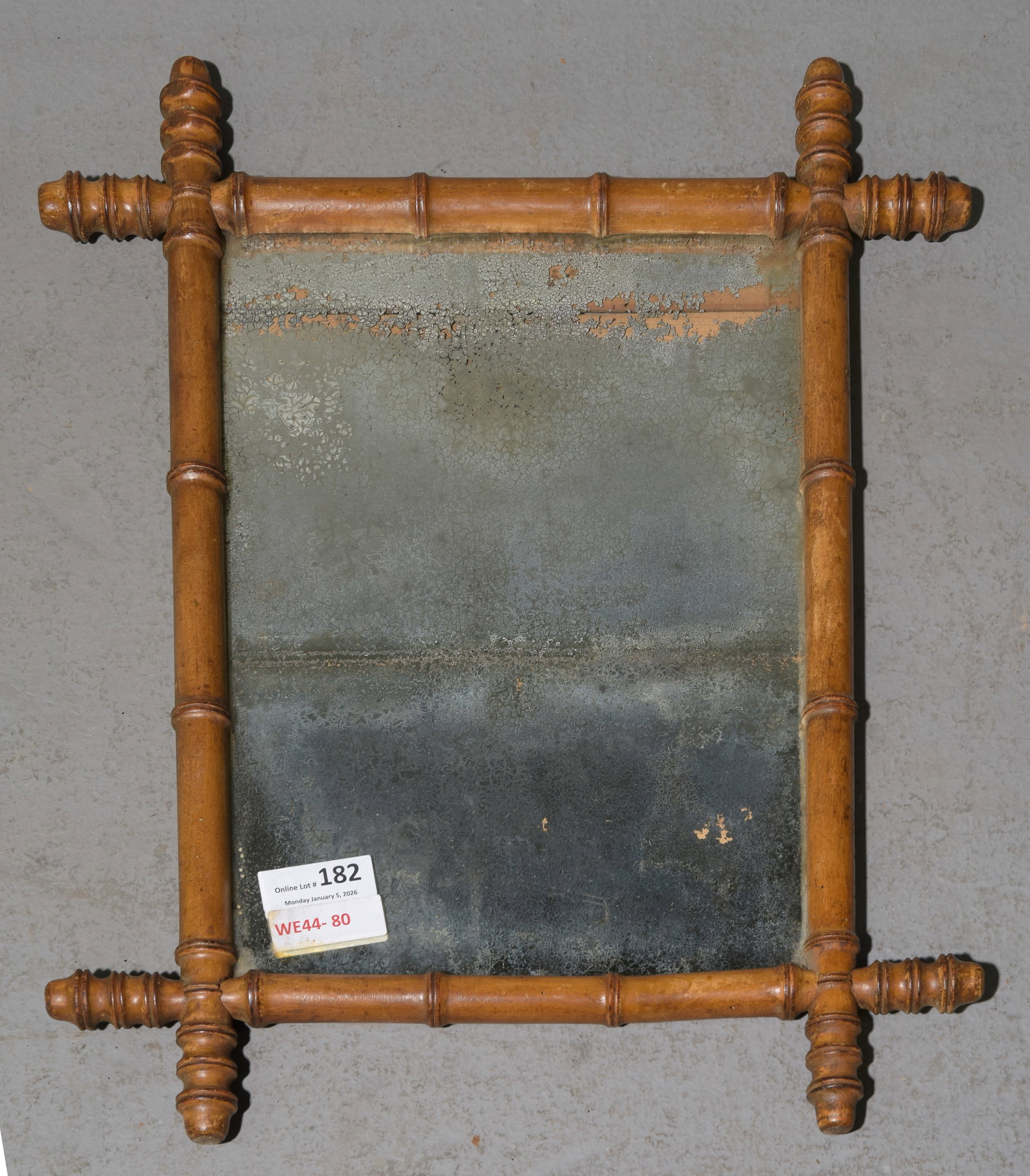 Faux Bamboo Framed Mirror #2 (1 of 4)