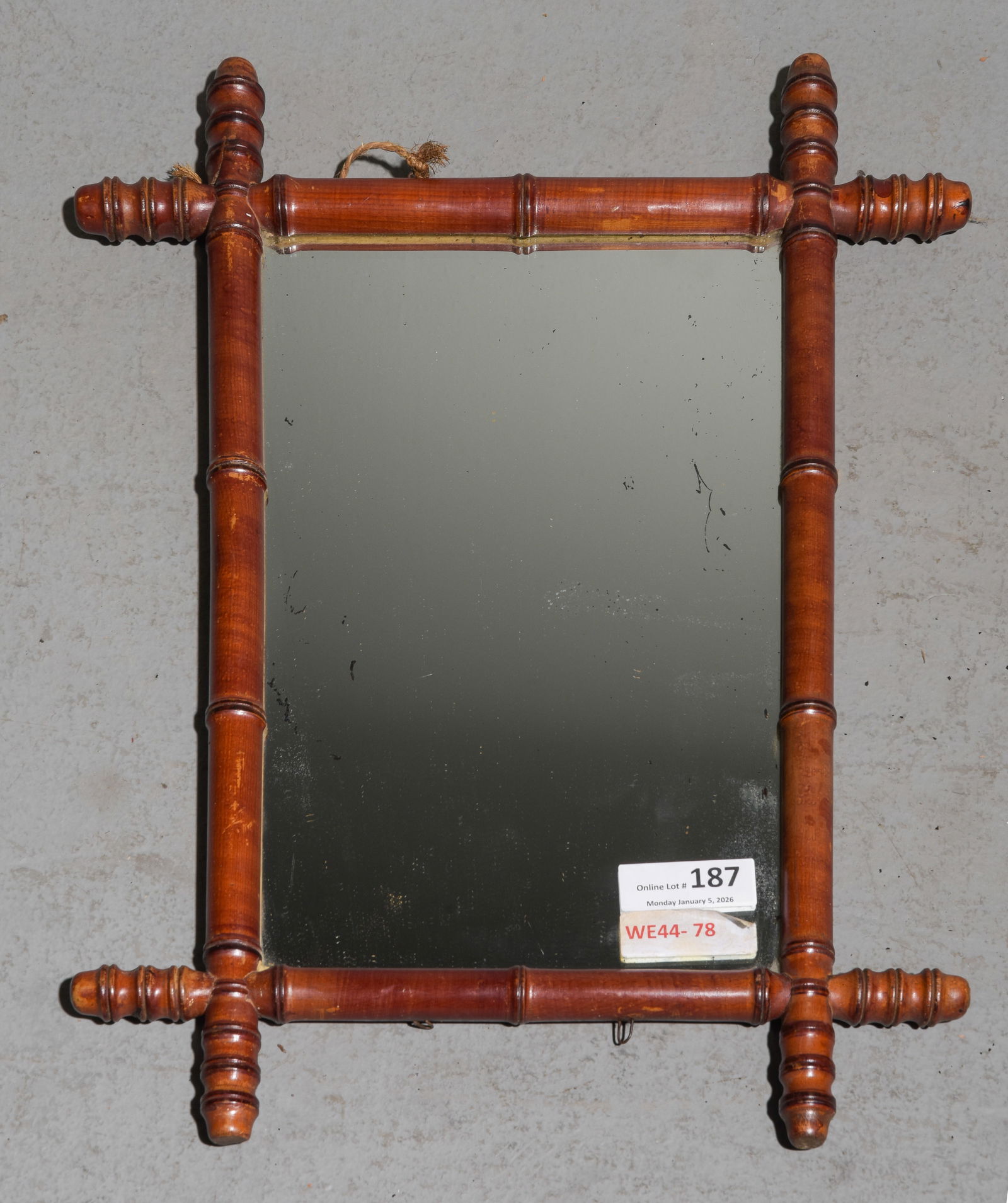 Faux Bamboo Framed Mirror #1 (1 of 2)