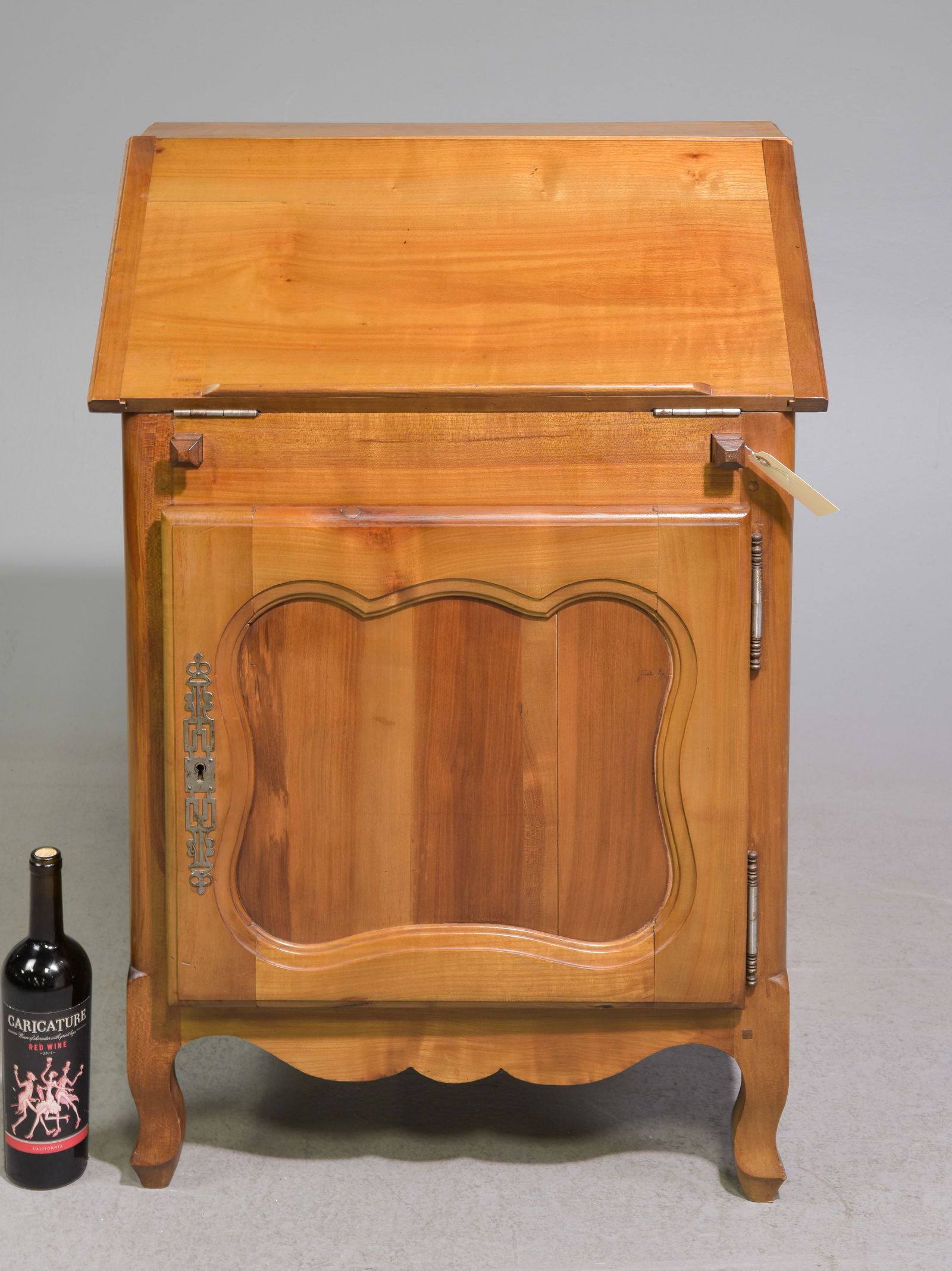 Louis XV Style Small Drop Front Desk / Cabinet (1 of 6)