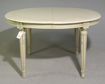 Louis XVI Style Painted Cherry Table