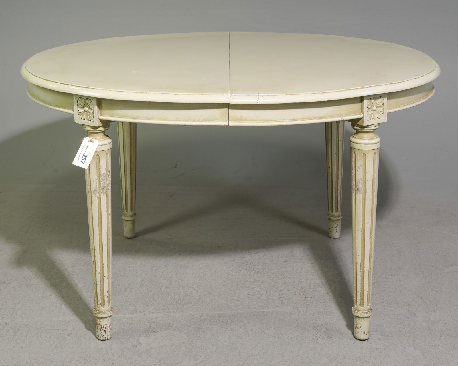 Louis XVI Style Painted Cherry Table (1 of 3)