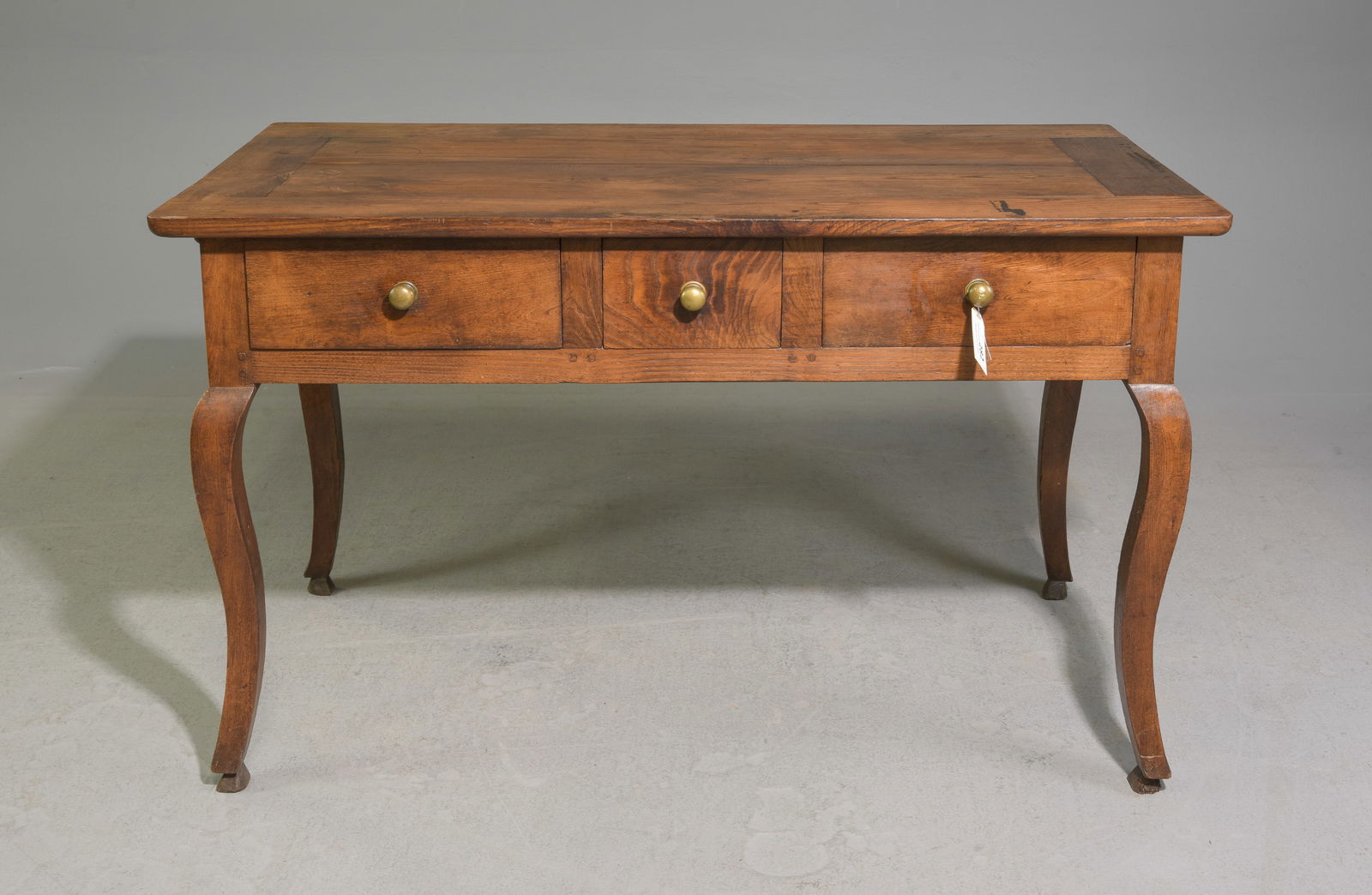 French Rustic Three Drawer Farmhouse Table (1 of 7)