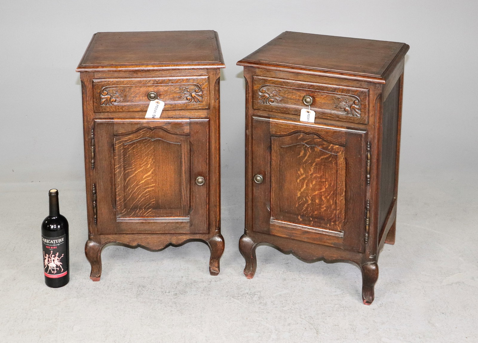 2 Louis XV Style Occasional Chests / Nightstands: 2 French Louis XV Style Occasional Chests / Nightstands - 27 in tall x 17 x 16
