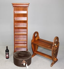 3pcs - French Bookshelf, Hat Box, Etc.