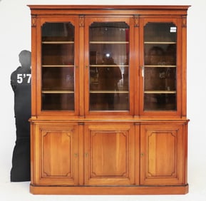 Louis Philippe Style Bookcase / Cupboard