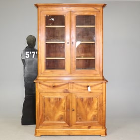 Louis Philippe Style Walnut Buffet Du Corps