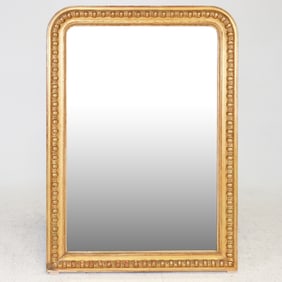 Louis Philippe Style Gold Framed Mirror