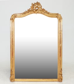 Louis XV Style Gold Framed Mirror