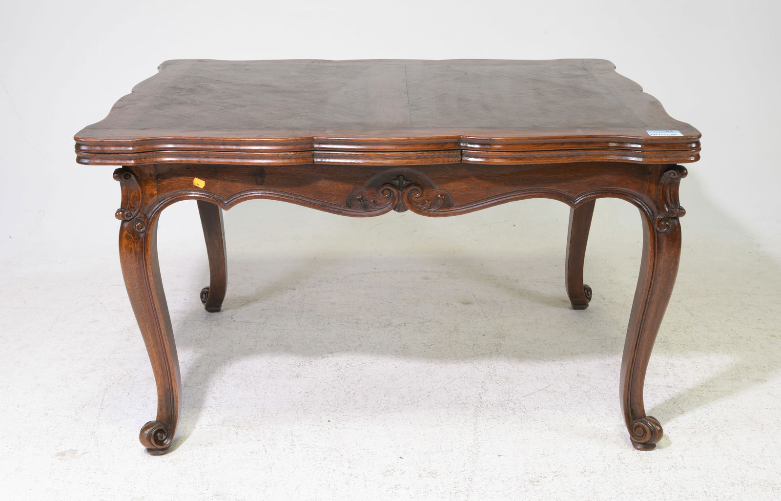 Louis XV Style Oak Draw Leaf Dining Table (1 of 5)
