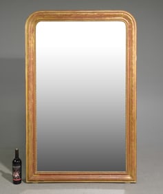 Louis Philippe Style Large Gold Framed Mirror