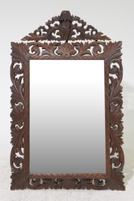 Renaissance Style Open Pierced Carved Mirror