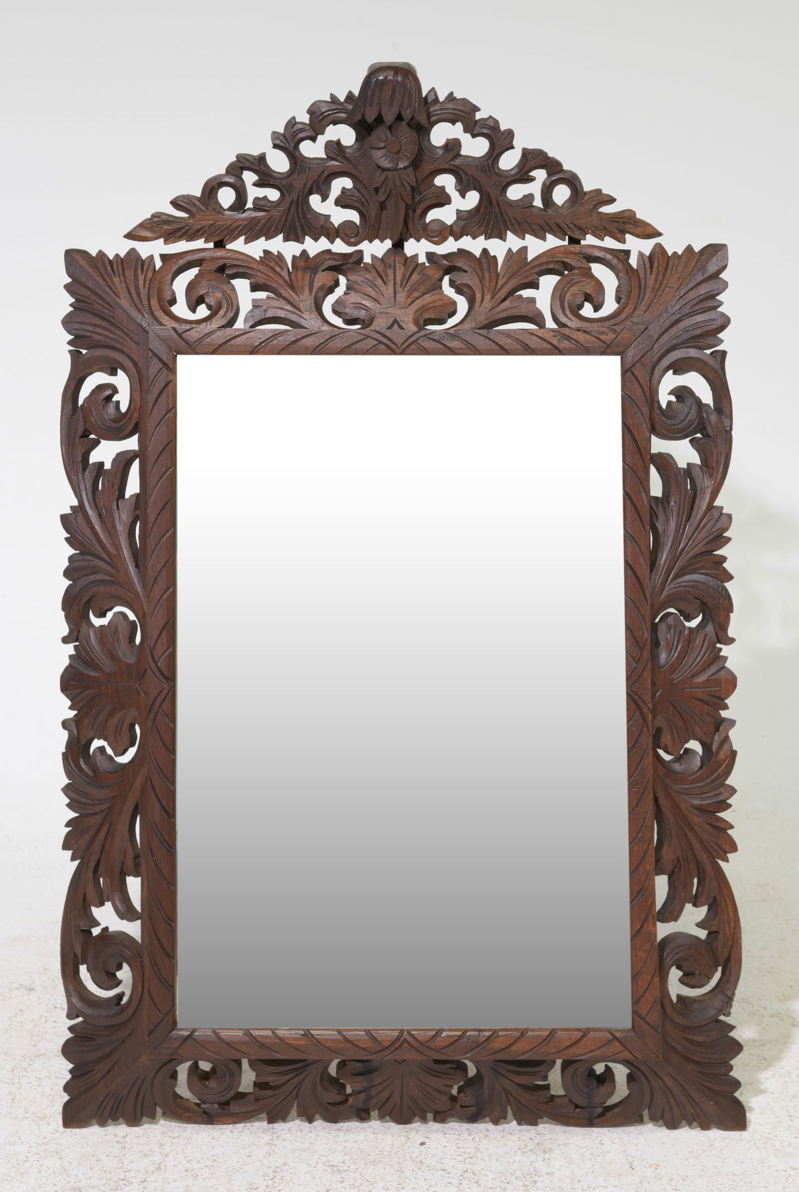 Renaissance Style Open Pierced Carved Mirror (1 of 4)
