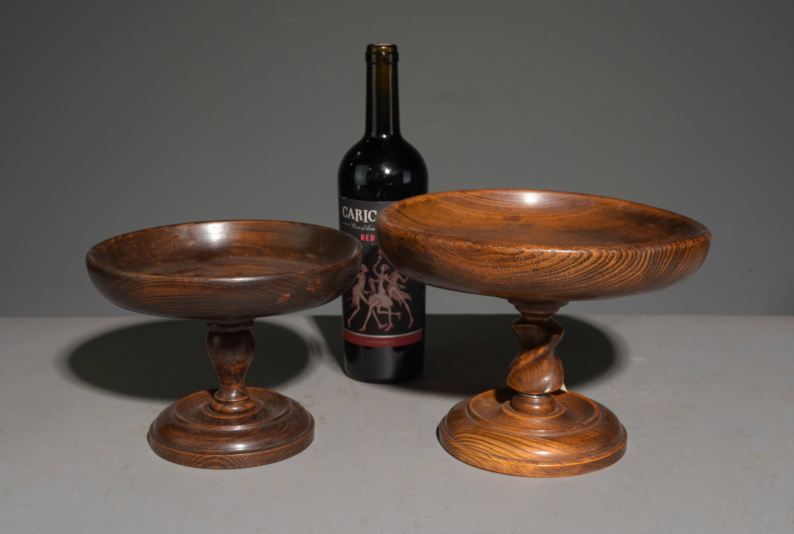 2 British Tazzas / Compote Bowls: 2 British Tazzas / Compote Bowls - Tallest is 8 in tall x 10 inch diameter