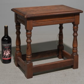 British Oak Joint Stool #1
