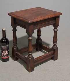 British Oak Joint Stool #3