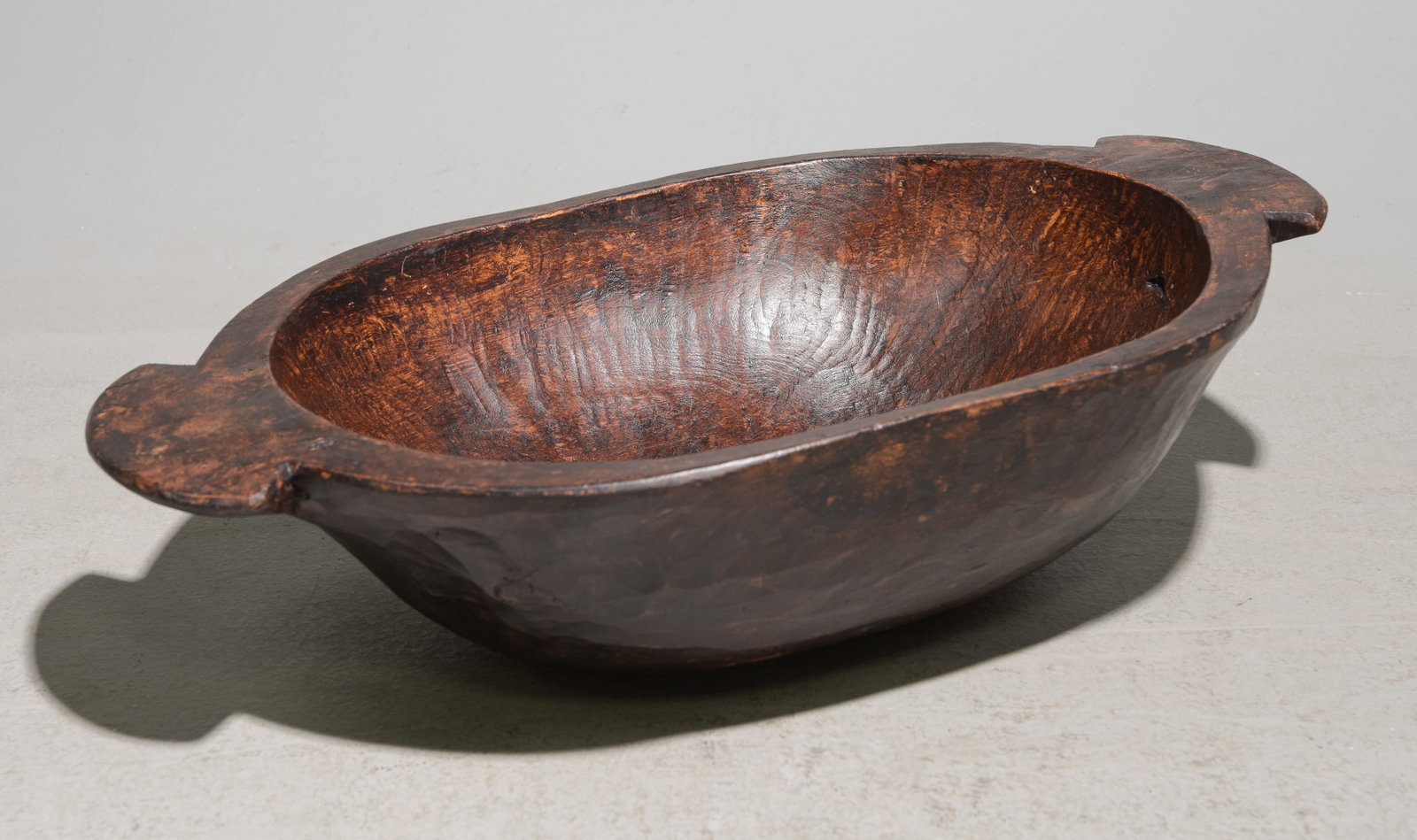 English Waxed Dough Bowl #5: English Waxed Dough Bowl - 6 in tall x 28 x 17.5