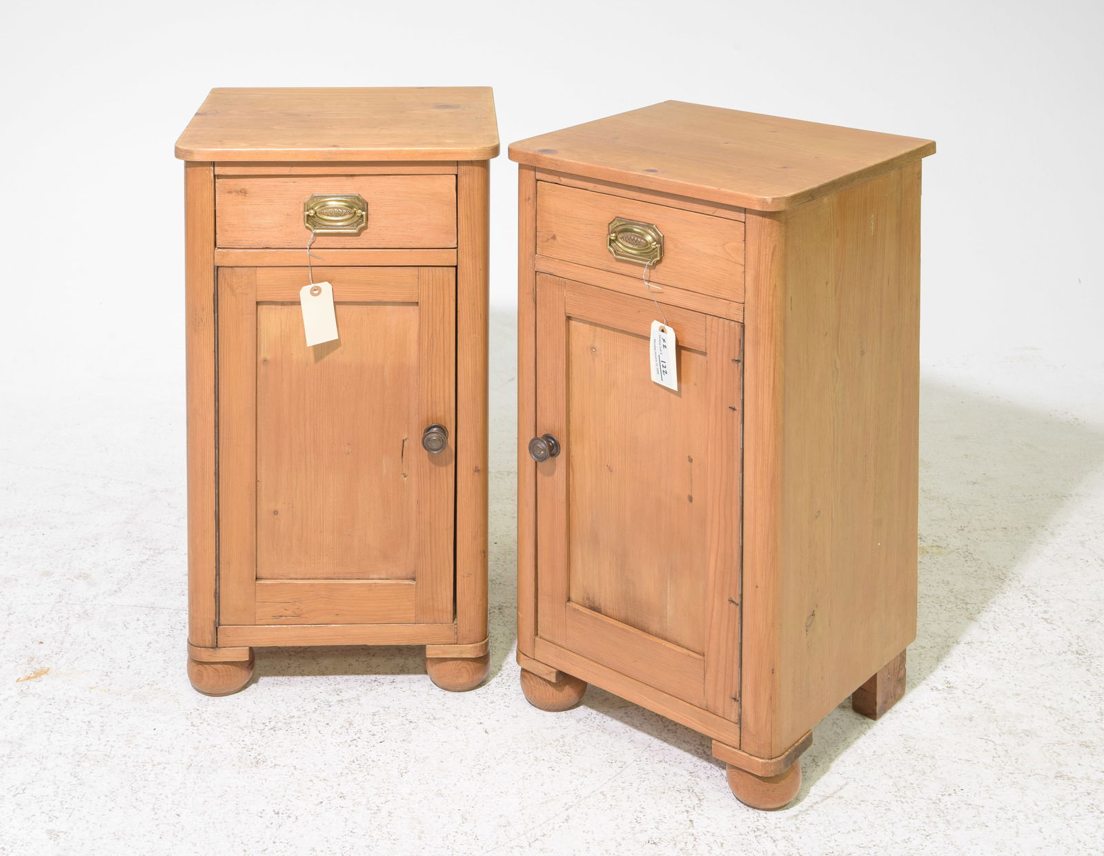 Two British Pine Occasional Cabinets with Drawers (1 of 4)