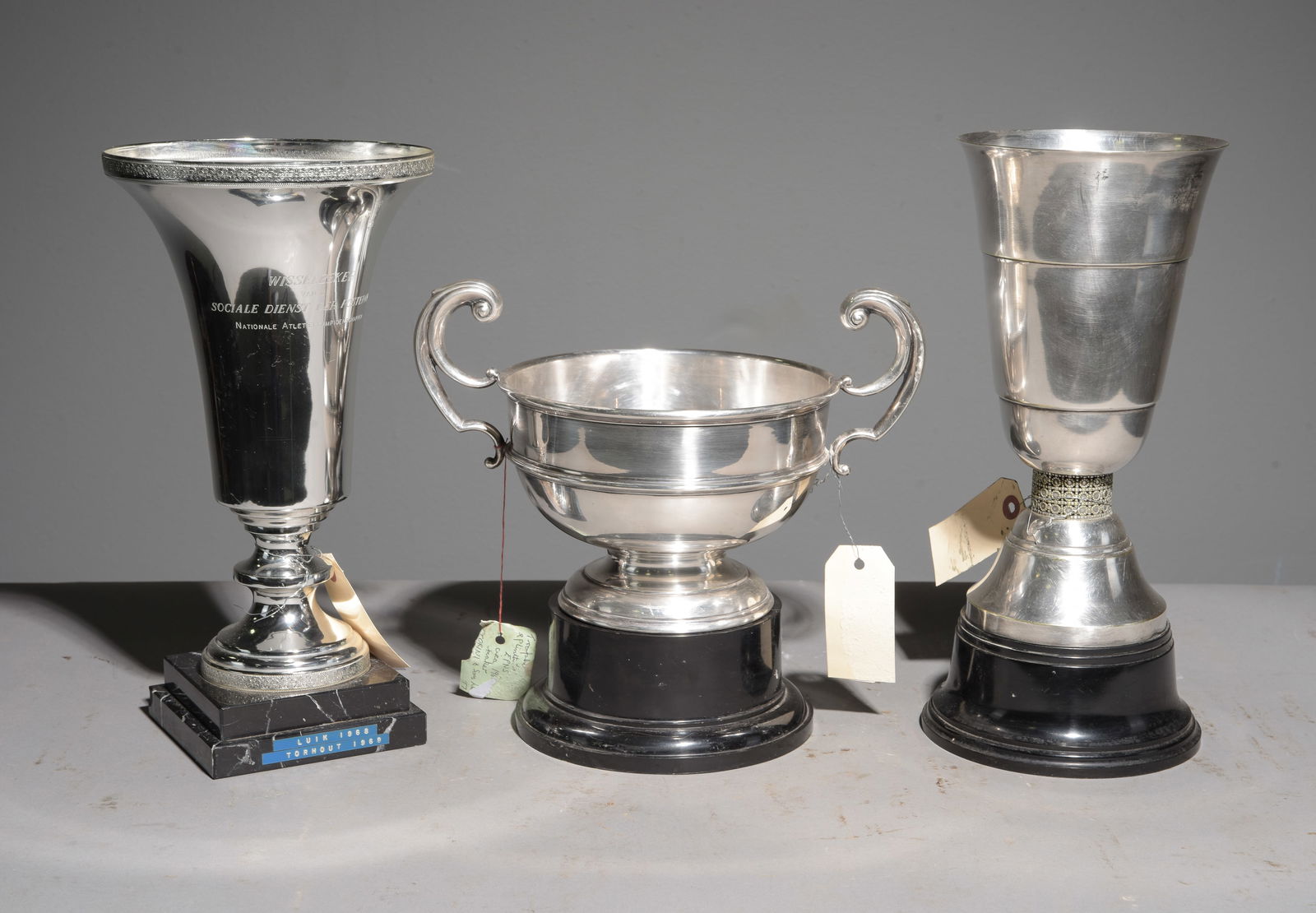 3 Assorted English Silverplate Trophies #1 (1 of 5)