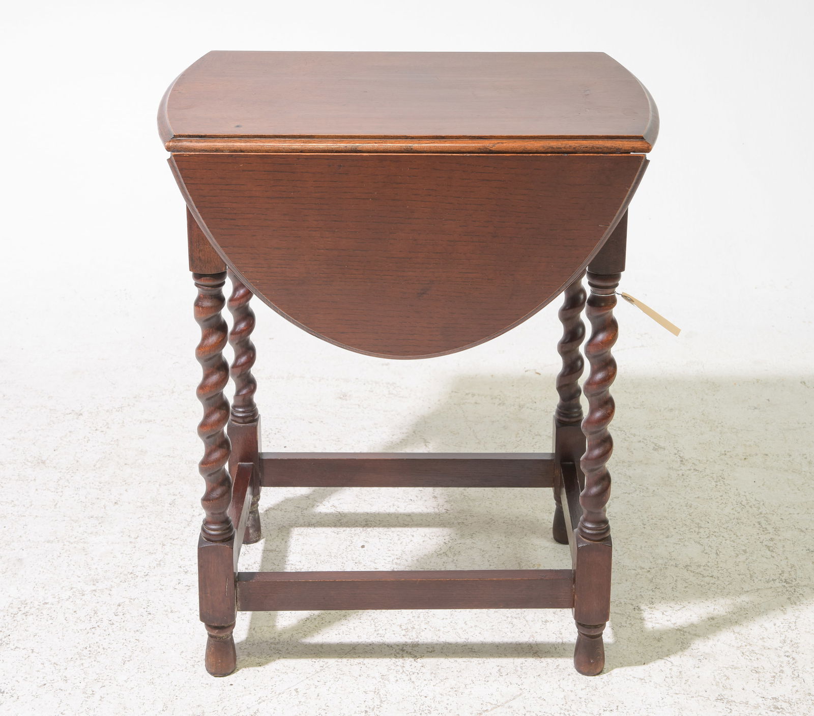 British Oak Barley Twist Drop Leaf Table #2 (1 of 4)