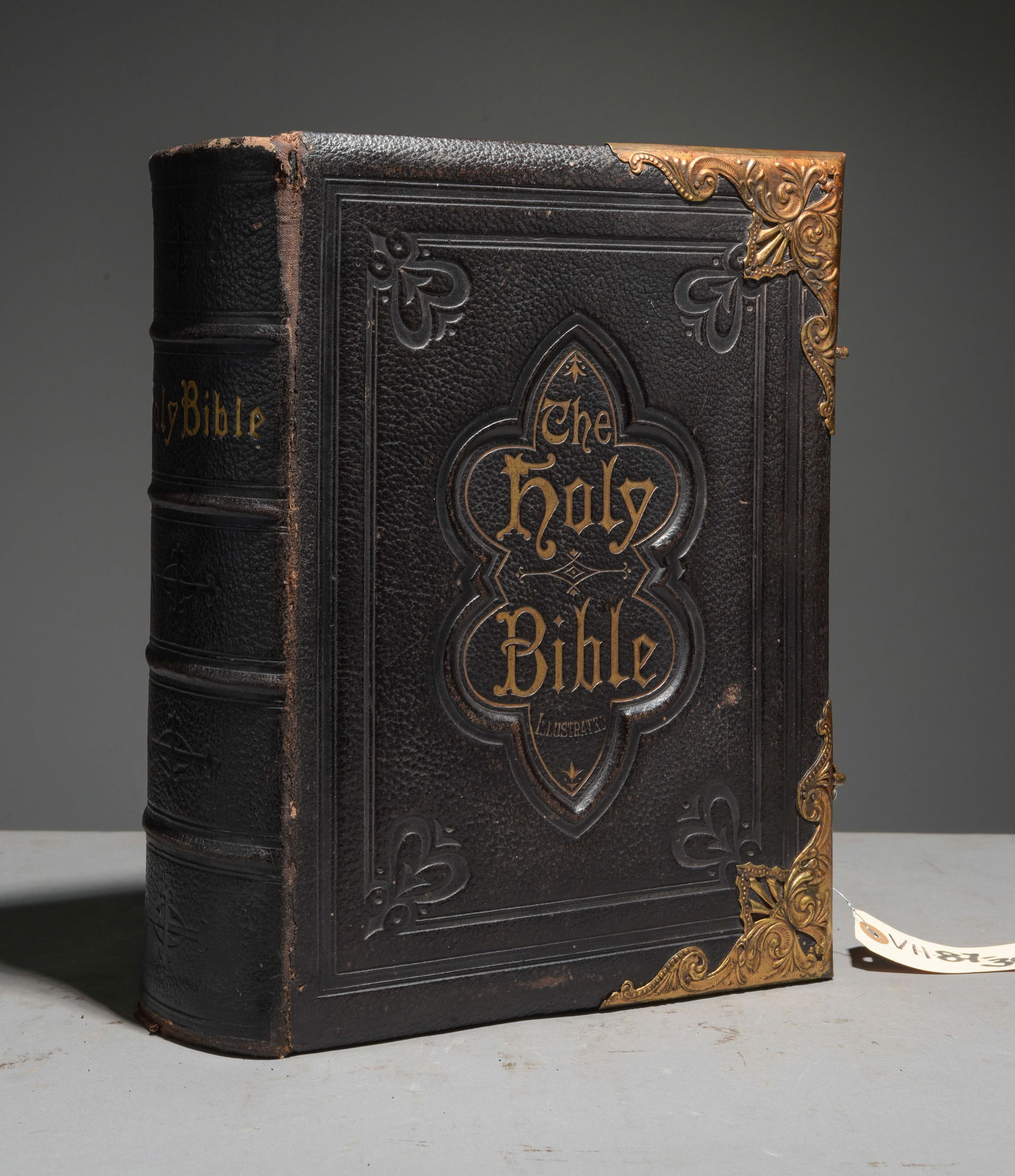English Holy Bible with Brass Clasps #2: English Holy Bible with Brass Clasps - 13.5 in tall x 11 x 4.25