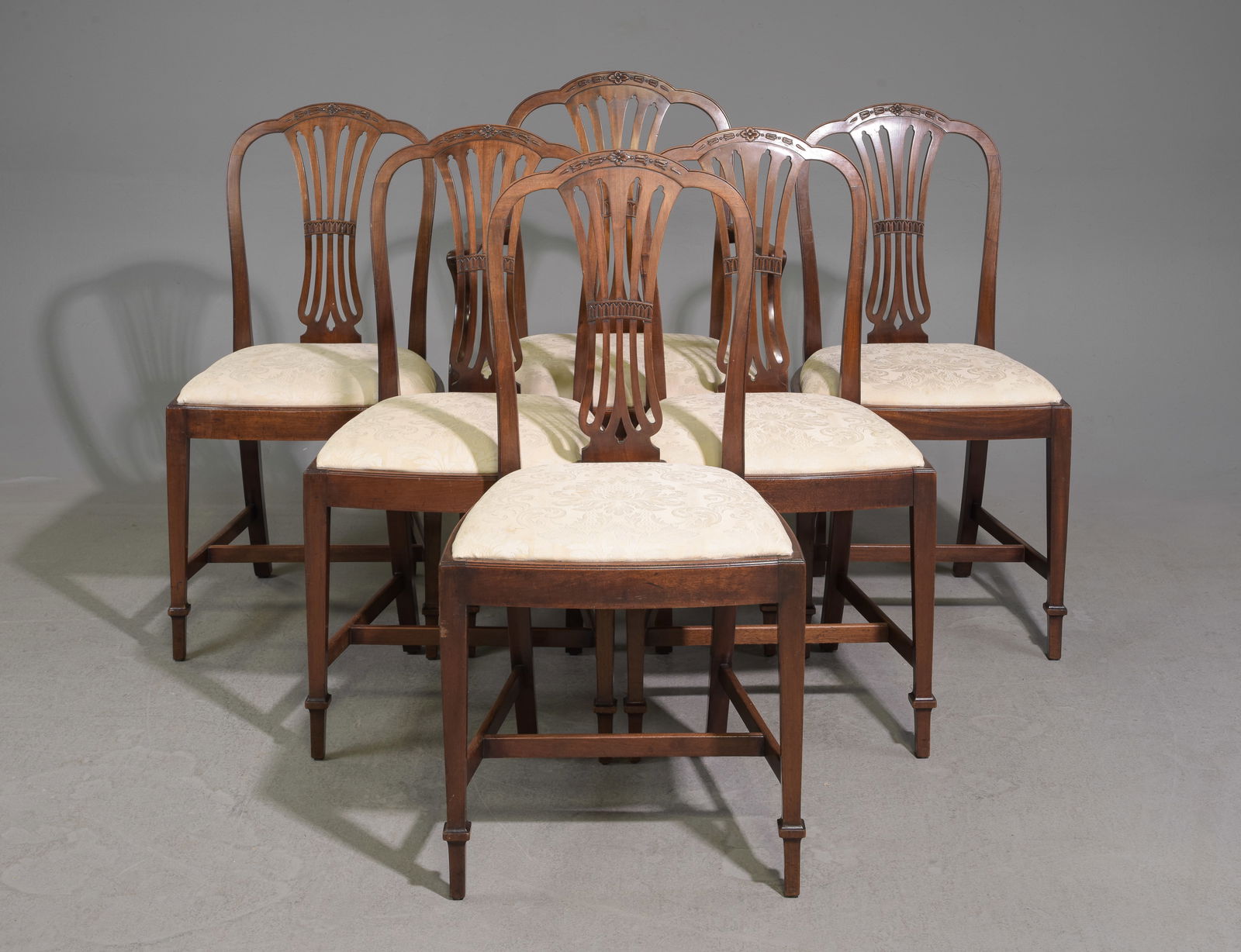English Mahogany Set of 6 Dining Chairs (1 of 7)