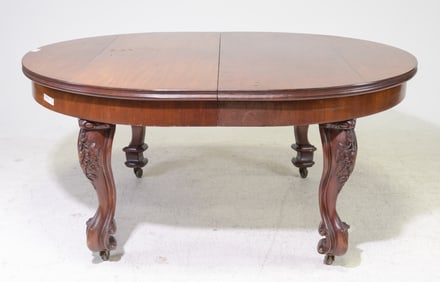 Victorian Style Mahogany Dining Table