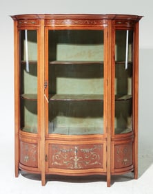 Edwardian Style Mahogany Showcase