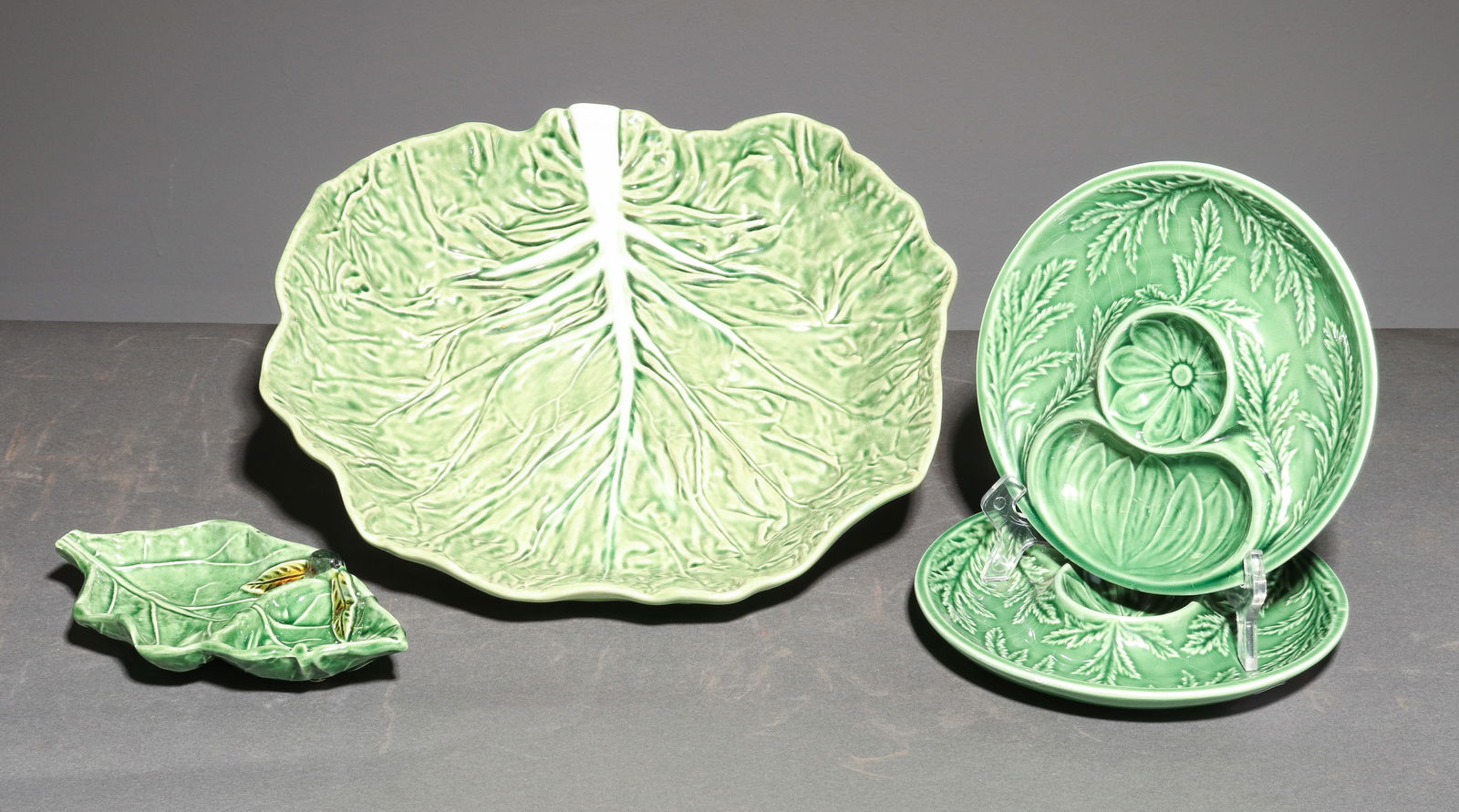 4pcs - Large Cabbage ware Bowl, Etc. (1 of 4)