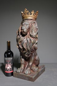 Danish Royal / Noble Lion Figure / Statue #2