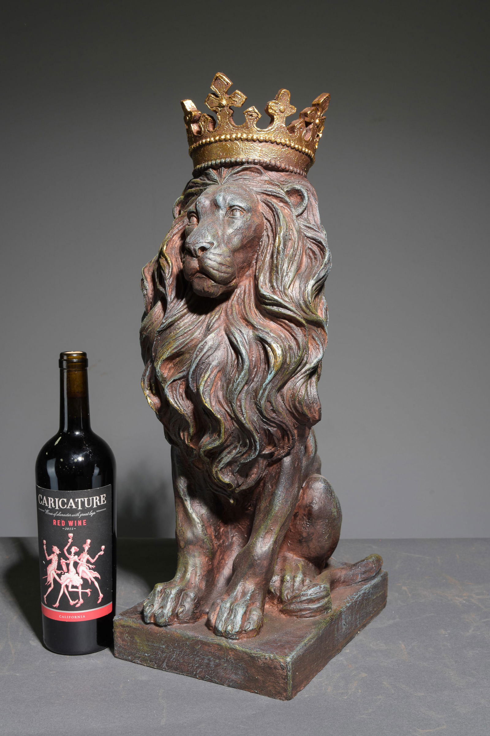 Danish Royal / Noble Lion Figure / Statue #2 (1 of 4)